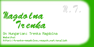 magdolna trenka business card